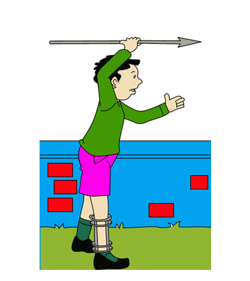 Old Disable Athlete Coloring Pages